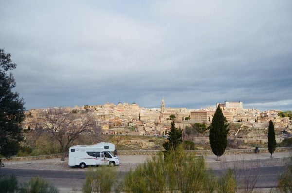 Toledo en autocaravana