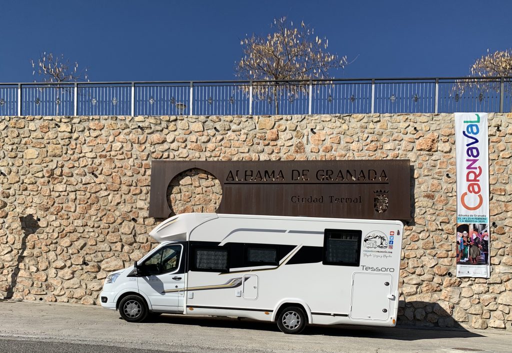 Alhama de Granada en autocaravana