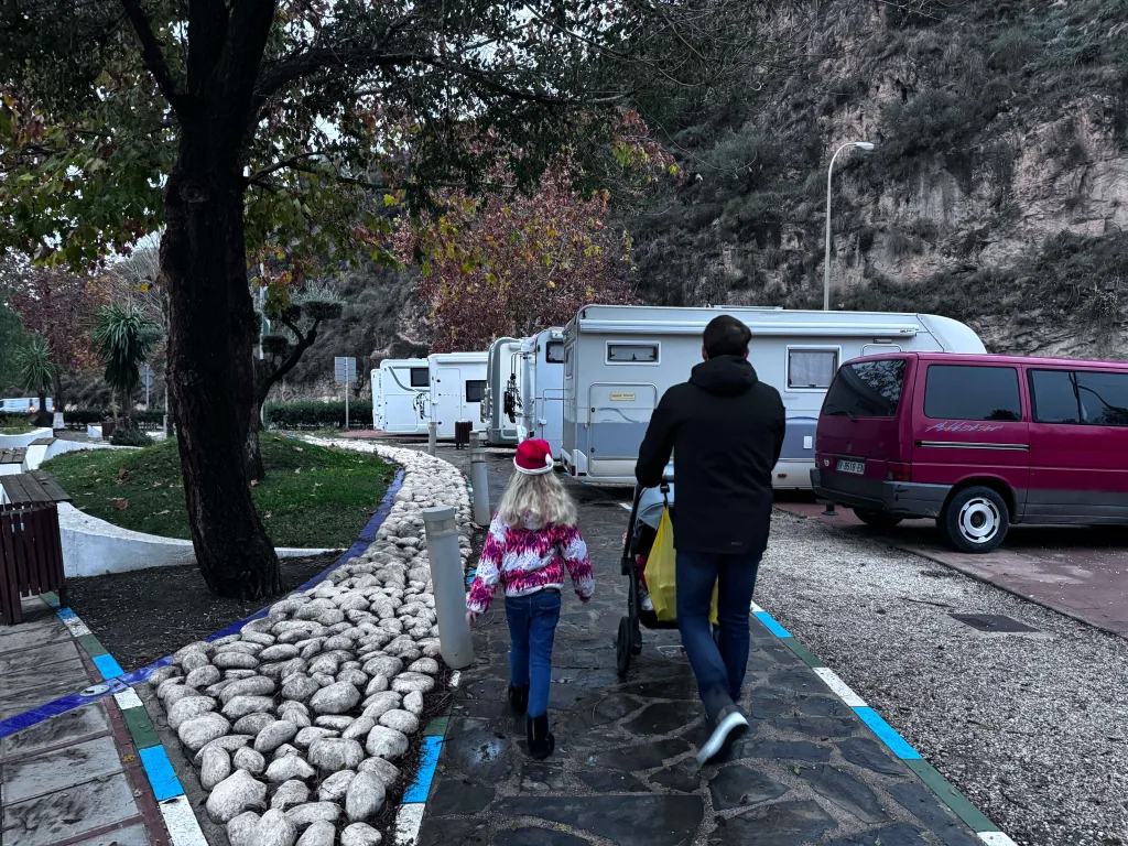 Las Alpujarras en autocaravana. lanjarón en autocaravana