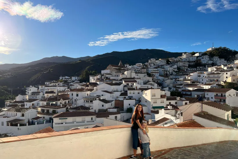 El Borge en autocaravana Pueblo Mágico de la Axarquía Málaga
