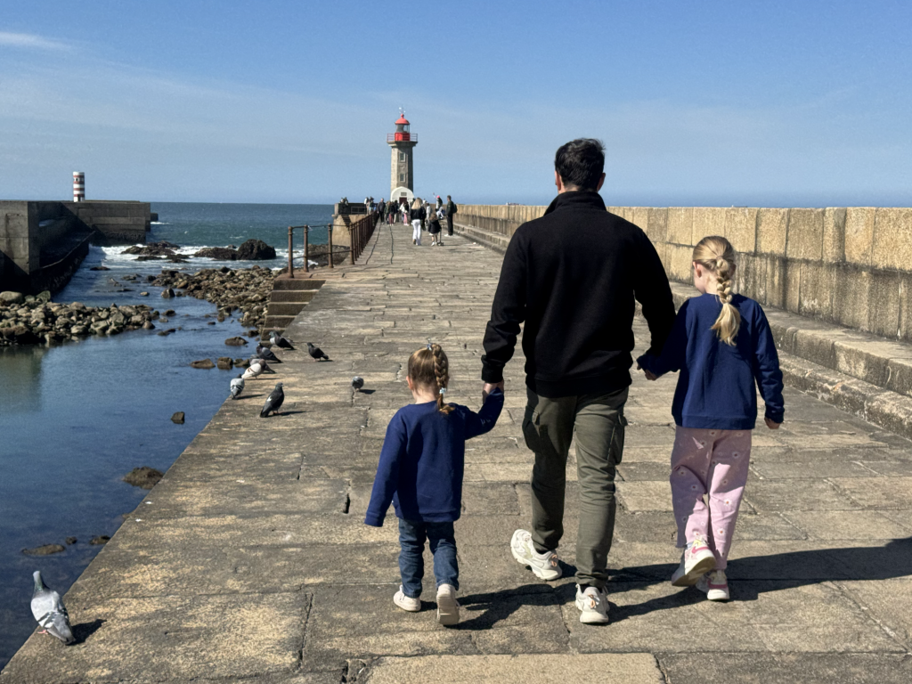 Faro de Oporto en autocaravana