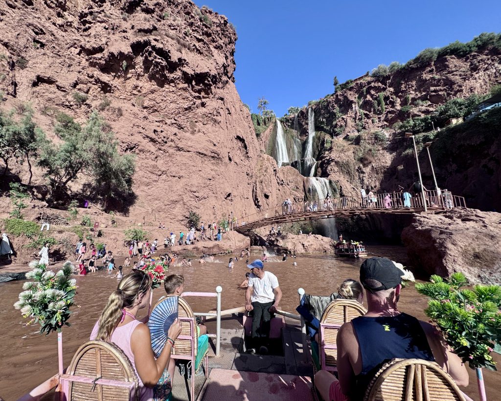 cascadas Ouzoud marruecos en autocaravana