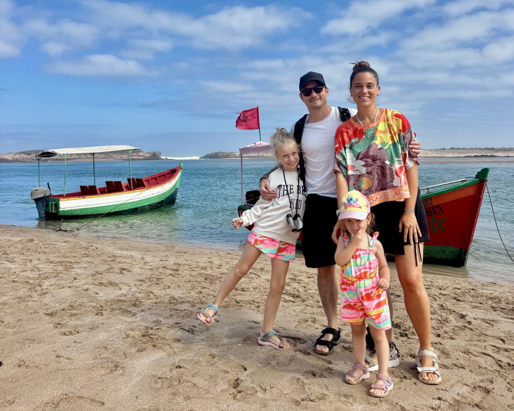 laguna Oualidia marruecos en autocaravana o camper
