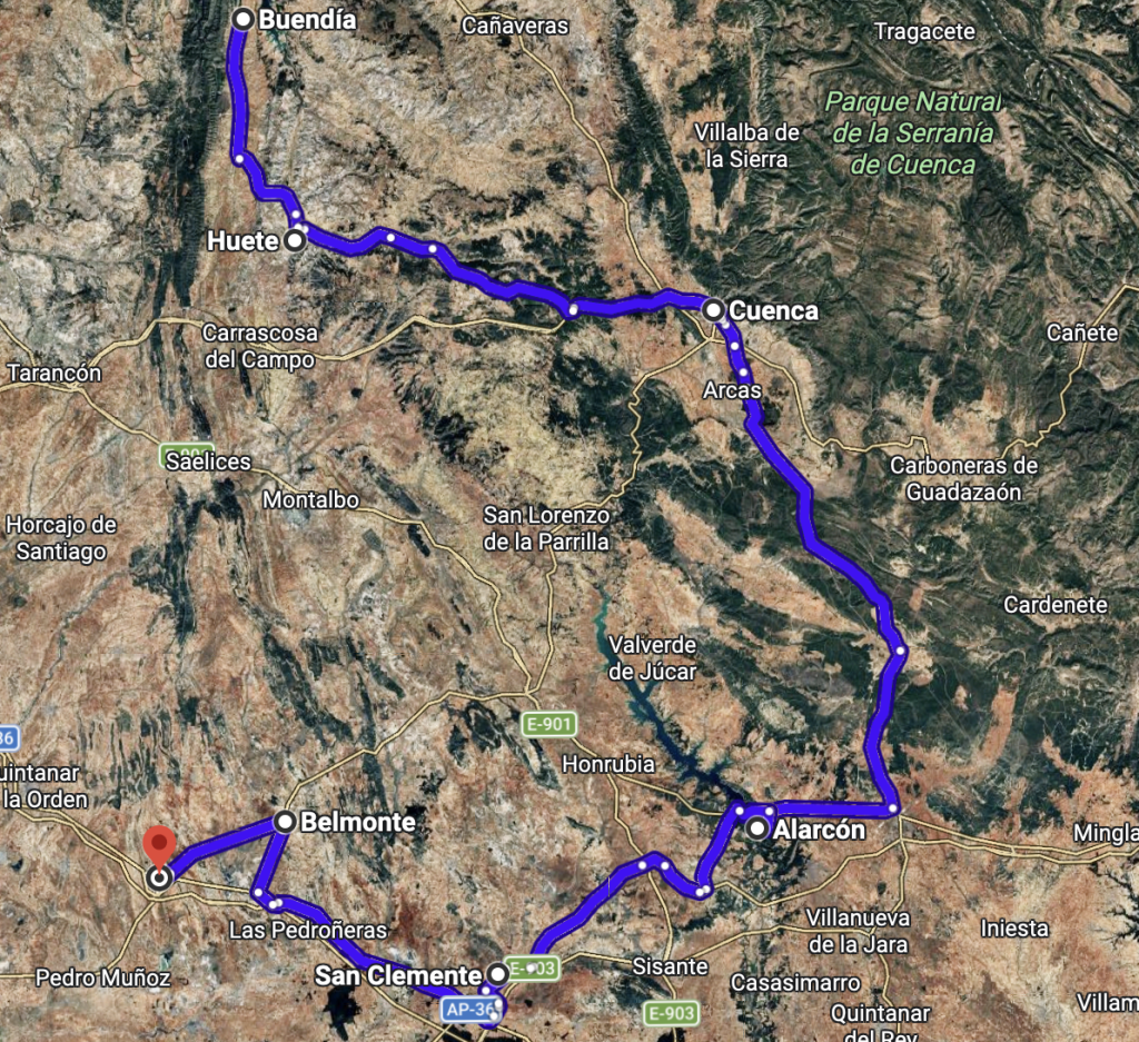 Ruta por Pueblos de Cuenca Bonitos en autocaravana 